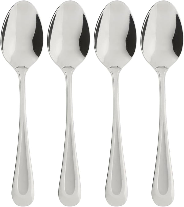 Oneida Satin Sand Dune Everyday Flatware Teaspoons, Set of 4