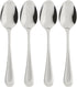 Oneida Satin Sand Dune Everyday Flatware Teaspoons, Set of 4