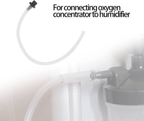 Agatige Portable Humidifier Tubing Connector, Small Generator Humidifier Cups Replacement Accessories for Home or Clinic