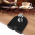 Silicone Coffee Tamp Mat, Anti-Skid Espresso Tampering Corner Pad Tool (Black)