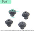 WB2K101 Range Burner Grate Rubber Feet Kit, 16 Pcs Compatible with GE and Kenmore Burner Grate Replace Parts