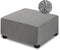 NeColorLife Velvet Ottoman Cover Square Storage Ottoman Slipcover Thick Stretchable Footrest Stool