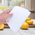 Luckycivia 3-Piece Trapezoidal Plastic Scraper, Multi-Function Kitchen Tool for Pizza Dough & Pastry