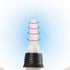 10 Pack Air Conditioner Drain Hose End Connector Adapter Fitting for 16mm Water Tube Drainage, White