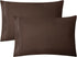 Clara Clark Premier 1800 Series Bed Sheet Set, 4pc, Queen, Chocolate Brown