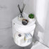 Multifunction Bathroom Kitchen Corner Locker Cosmetic Storage Rack Cabinet Storage Shelf Rotating Triangle Shelf
