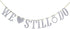 We Still Do Banner for Wedding Anniversary Party Decorations, Silver Glitter Sign Photo Prop