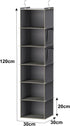 Closet 6-Shelf Closet YOUDENOVA Hanging Organizer and Storage, Hanging Storage Shelves, Grey