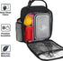 Durable Lunch Box for Men & Women, Reusable Small Lunch Bag in Black for Adults