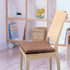 Square Memory Foam Chair Cushion for Kitchen, Dining, Office or Car, 18x18 in Black