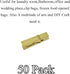 HAHIYO Gold Wooden Clothes Pins, Small Clothespins 1.38 inches Length, 50 Pack Sturdy for Laundry and DIY Craft