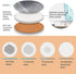 Absorbent Coasters for Drinks - LIFVER Ceramic Coasters Set of 6 with Cork Base, Grey