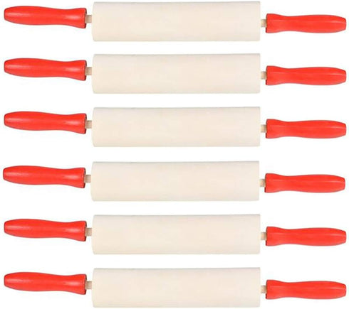 The Dreidel Company Mini Rolling 7.5 Inch (Pack of 6) Rolling Pin