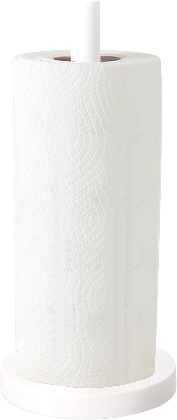 Youngever Plastic Paper Towel Holder, Upright Stand for Kitchen, Bathroom, and Dining Room (Style A)