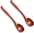 Ecloud Shop Wooden Chopsticks Spoon Set - Korean Dinnerware Reusable Long Handle Spoons for Home Kitchen (4 Sets)