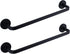 2 Pieces Magnetic Towel Bar for Refrigerator, Towel Holder Hook for Fridge, Kitchen Stove, Oven, Black