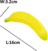 5 Piece Artificial Yellow Bananas Individual Fake Fruit Bananas Artificial Fruit Plastic Bananas Models for Home