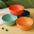 4 Pack Unbreakable 24 oz Cereal Bowls - Reusable Wheat Straw Fiber Lightweight, Dishwasher & Microwave Safe
