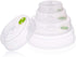 Set of 5 Microwave Plate Covers with Adjustable Steam Vents; Splatter Covers for Large & Small Food Plates