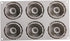 6 Cavity Swirl Shapes Silicone Cake Mold, Baking Tools for Chocolate Cookies and Ice Cream