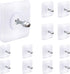 AIERSA 13 Pack Wall Hooks for Hanging, Screw Free Sticker for Mount Wall Shelf, Heavy Duty Reusable Adhesive Hooks
