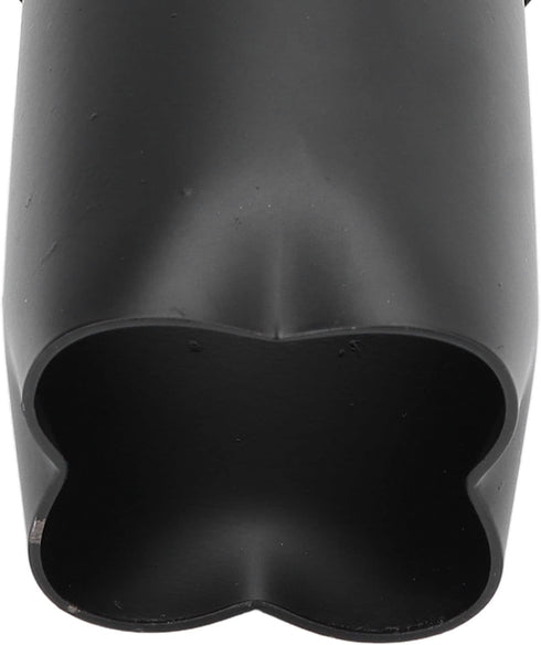 Estink Hair Dryer Holder, 9cm / 3.54in Black Stainless Steel Blow Dryer Shelf for Bathroom