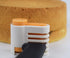2PCS DIY Cake Slicer, 5 Layers Leveler Slicer for Bread and Toast, Kitchen Fixator Tool, Orange