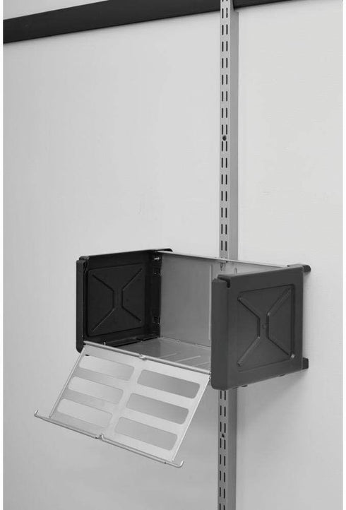Rubbermaid FastTrack Rail Access Bin for Garage Organization of Sports Equipment, Gardening Supplies, and Home Storage