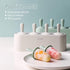 Popsicle Mold Set - 4 Pieces Homemade Silicone Popsicle Maker, Easy Release Ice Cream Molds, Reusable DIY Pop Molds,