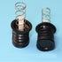 2 Sets Drain Trap Seal Spring Pull Rod Switch Rubber Plug Valve Replacement for Twin Tub Washer Dryer