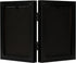 Frametory 4x6 Double Picture Frame Hinged Photo Frames for Desktop (Black, 4x6 Double)