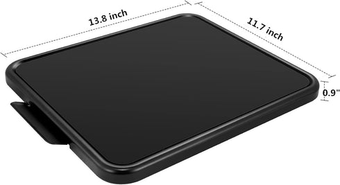 Kitchen Appliance Sliding Tray - Coffee Maker Rolling Tray for Kitchenaid Mixer, Toaster, Blender Storage (Steel)