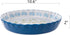 Ceramic Pie Pan Pie Dish for Oven 10 Inch Pie Plate Round Bakeware (Country Style) by Mateda