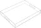 Clear Sturdy Acrylic Serving Tray with Handles, 12x16 Inch, Kitchen Countertop, Makeup Drawer Organizer