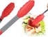 Webake Kitchen Tongs Set of 2 - Silicone Tongs in Pinch Test Grade, 12 Inch Cooking Tongs with Silicone Tips, Metal for