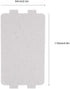 5pcs Waveguide Cover, Universal Microwave Oven Mica Plate Sheet Repairing Parts for Home Kitchen Office Restaurant Microwave Replacement Accessory