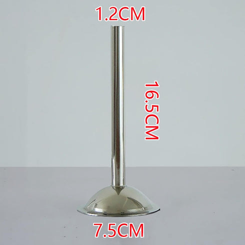 LICHIFIT Stainless Steel 5# 12# Sausage Stuffer Stuffing Tube Funnel Nozzles Tool Kit for Kitchen Meat Grinder