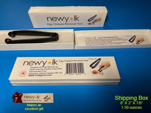 newyolk The Original Egg Tool. Engineered to instantly pick up that nasty glob of chalaza membrane off egg yolks. Picks