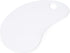 Fox Run Dough and Bowl Scraper, Curved Design, White