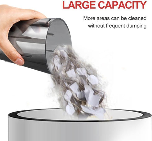 Handheld Vacuum Cleaner, Wet/Dry Cordless, 6.5KPA, Rechargeable Portable Hand Vacuum for Home & Car