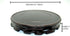 Palmetto Housewares (6.3' 1' Rosewood Oriental Display Stand - Vase, Fish Bowl, Multiple-Purpose Dia x H, Black)