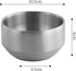 YIKANGHENG Thickened 304 Stainless Steel Bowl, 300Ml Food Grade Bowl for Soup, Rice, Salad, Cereal, Breakfast, Dinner, Serving and Oatmeal at Home and Outdoors (1, 10.5 cm) by YIKANGHENG