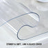 14 60 Inch 2mm Royhom Clear Table Protector x - Thick Plastic Table Cover, Clear Table Cover Protector Rectangle
