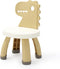 Toddler Chair,Plastic Kids Dino Chair,Sturdy Durable and Lightweight Toddler's Activity Chairs,Anti-Slip Ergonomic