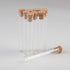 100pcs 5ml Mini Glass Bottles Pendants with Cork Stopper - Small Bottle Decoration Crafts Vials Jars Gift DIY