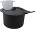 Dependable Industries Multi Use Microwave Rice Cooker, BPA Free 2.7L with Mixing Paddle and Measuring Cup