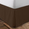 Utopia Bedding Queen Bed Skirt, Soft Quadruple Pleated Ruffle, 16 Inch Tailored Drop, Hotel Quality (Brown)
