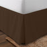 Utopia Bedding Queen Bed Skirt, Soft Quadruple Pleated Ruffle, 16 Inch Tailored Drop, Hotel Quality (Brown)