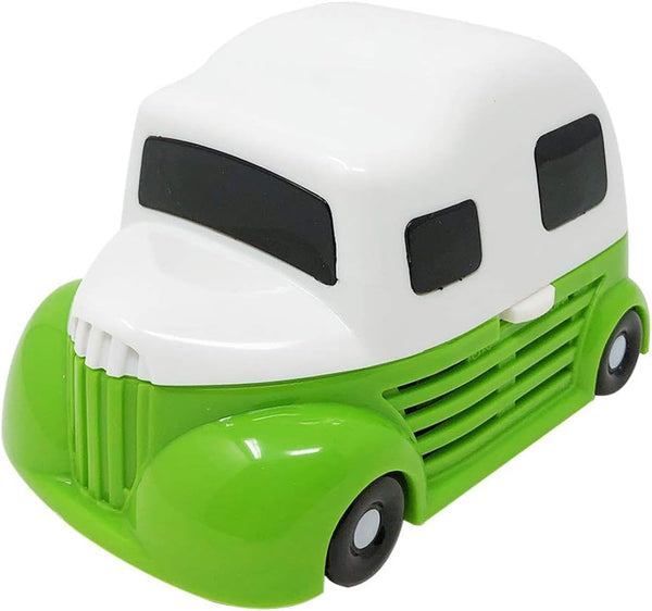 allydrew Cute Portable Mini Vacuum Cleaner, Green Truck for Home and Office