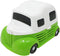 allydrew Cute Portable Mini Vacuum Cleaner, Green Truck for Home and Office